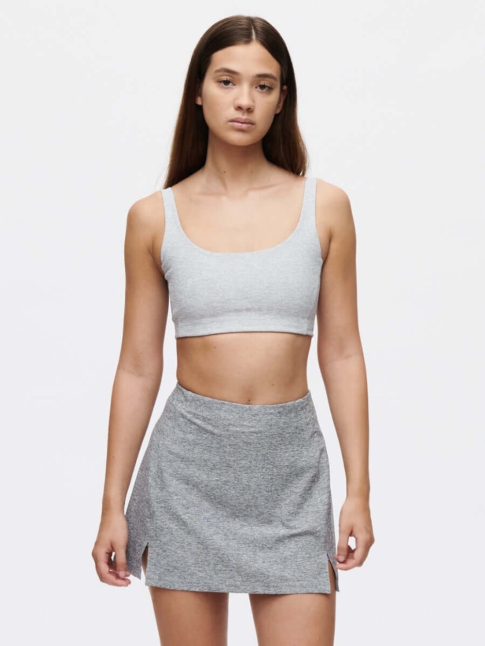 Outdoor Voices Warmup 2.5" Skort, Ash Gray, Small